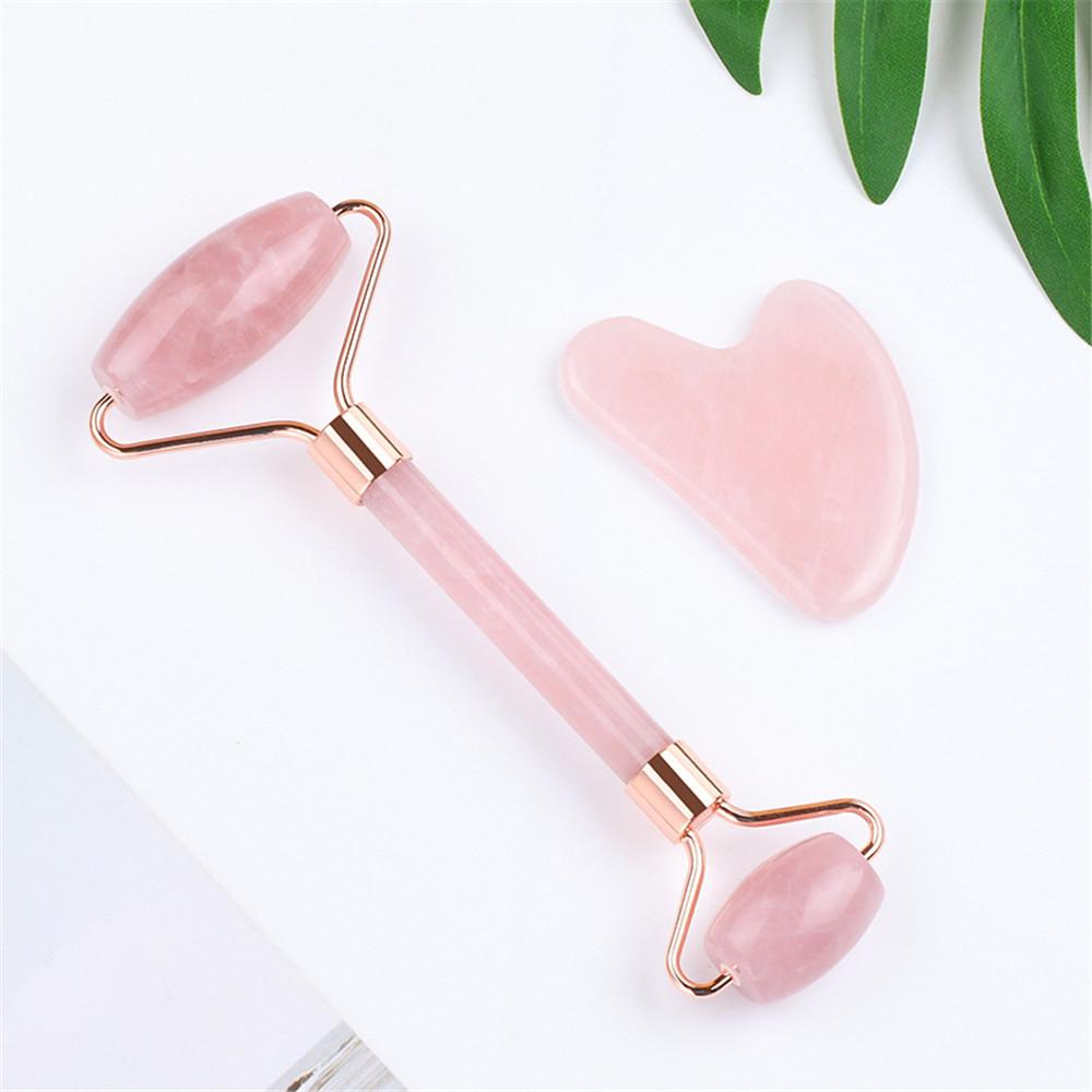 New Powder Roller and Scraping Board Set Facial Beauty Massage Sooth The Body