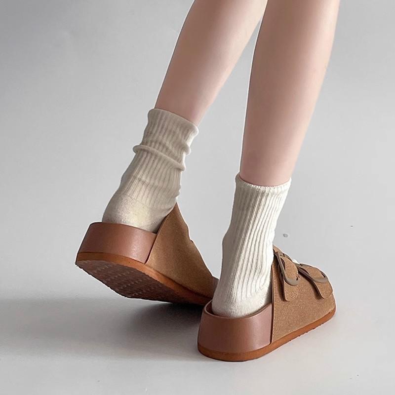 Sandals Women's Shoes Flat Bottom Casual Fashion Comfortable Classic Drag Temperament Versatile Lazy Foreign Trade Simple Beach Spring and Summer