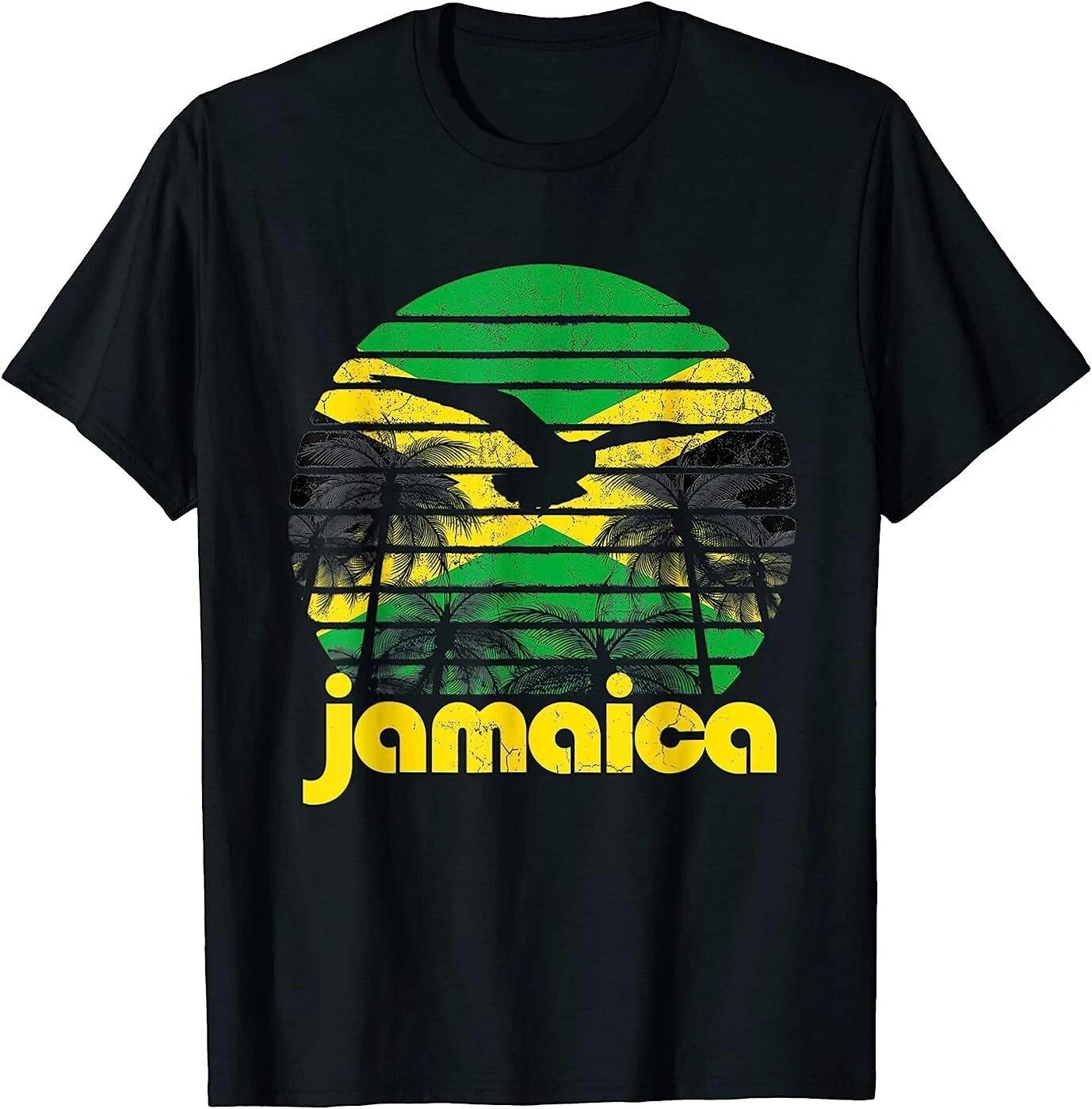 Retro Jamaica Flag Jamaican For Men Women T-Shirt S-3XL XXXXL