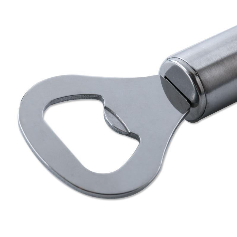 Creative multifunctional stainless steel beer bottle opener, simple metal can opener, beer cap opener