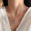 Collier Pendentif Cheval Style Chinois - Bijou Minimaliste et Chic Chaîne de Clavicule