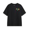 Li Ning Sports Life Collection T Shirt Unisex Black AHSVE83-1