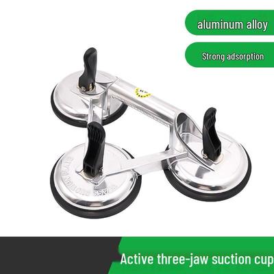 Heavy-Duty Aluminum Triple Suction Cup Lifter CN Plug (adapter Included)