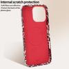 For iPhone 16 Pro Max Case Compatible with MagSafe Leopard Texture PU+PC Phone Cover