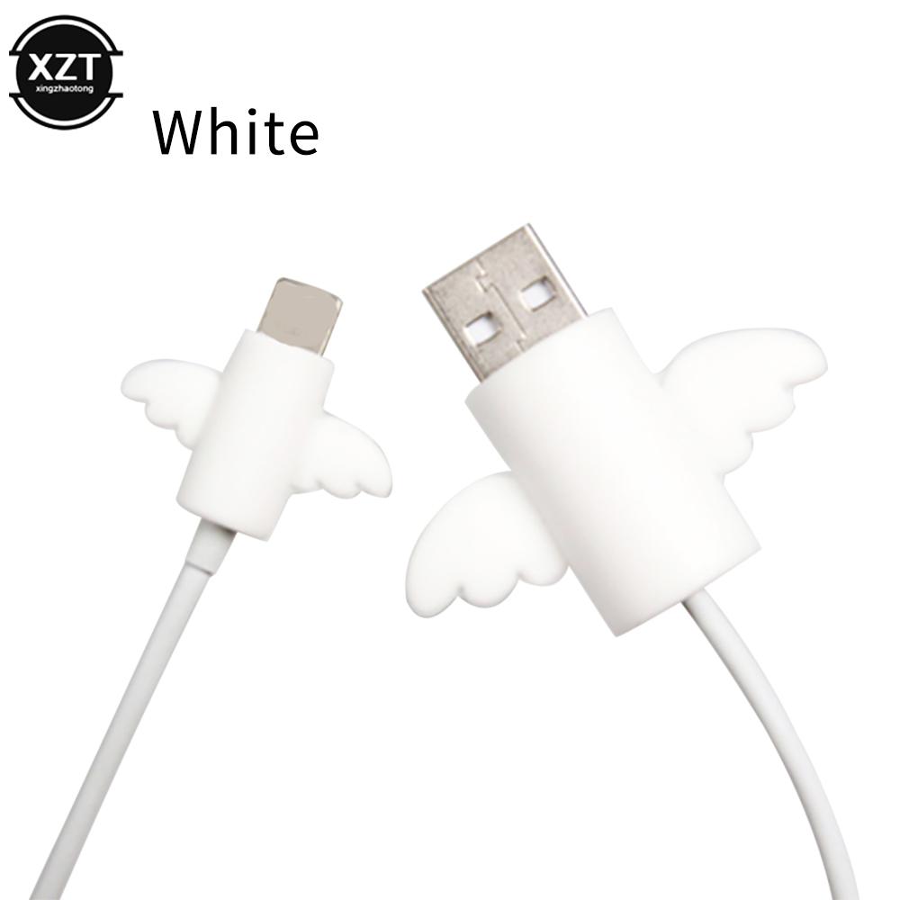 

Cute Angel Wings Cool Bat Cable Protector Sleeve Anti-Breaking Charging Data Line Protector For iPhone11 Ooriginal Cable Winder