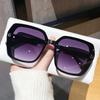 New Oversize Designer Women Sunglasses Luxury Brand Female Sun Glasses Square Unisex Glamour Eyewear UV400