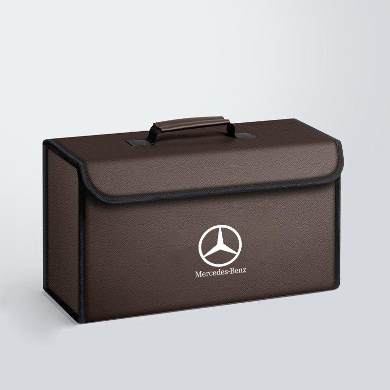 Car Organizer Trunk Storage Bag Large Capacity Storage Box Bag Foldable For Mercedes Benz AMG W205 W168 W213 W210 W222 CLK GLA QX3