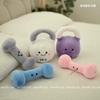 Cartoon Kettlebell Dumbbell Plush Toy Soft Simulation Fitness Equipment Stuffed Doll Kawaii Room Decor for Birthday Xmas Gifts