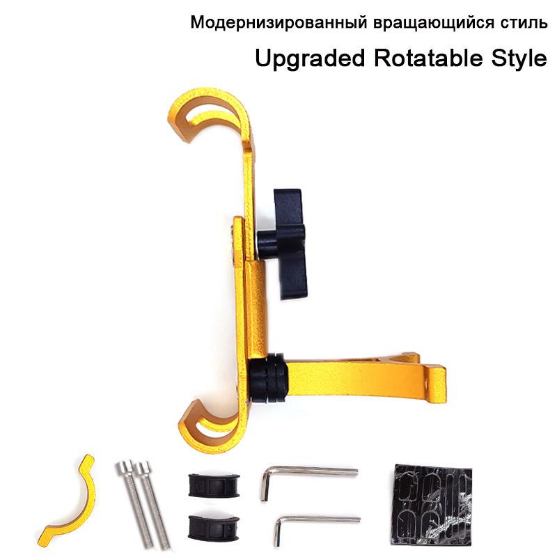 360 Rotate Bike Cycling Phone Holder Aluminum Moto Phone Holder Adjustable Universal Bicycle Mobile Phone Handlebar Mount Stand