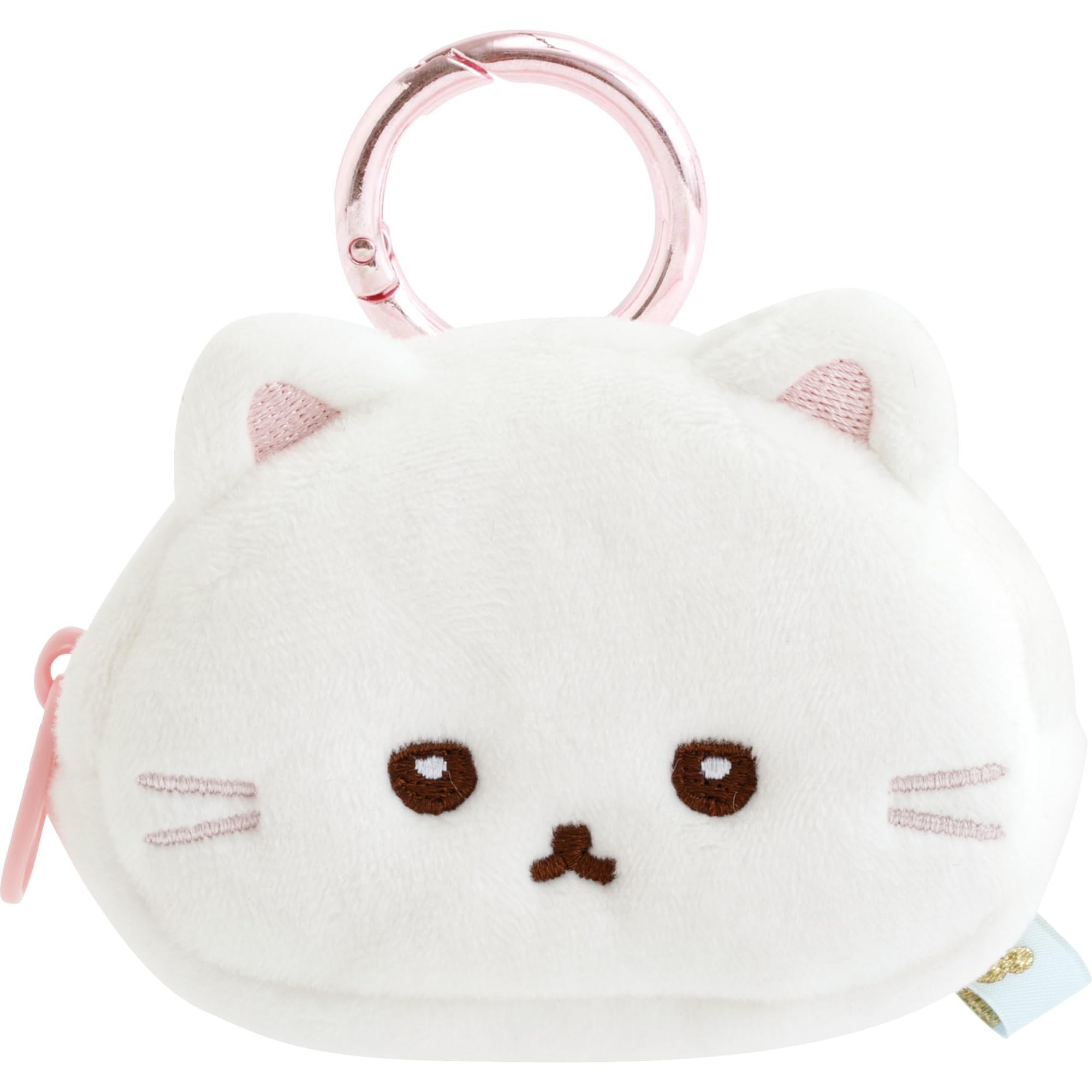 Love My Plush Mini Pouch Junior Girl CA86302 San-X Ishiyowa-chan  I Favorite  - H65×W90×D40mm