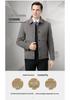 Men's 2025 Thickened Wool Business Casual Jacket with Detachable Down Liner