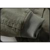 Fashion Men Fleece Warm Bomber Jackets Winter Parkas Quality Male Cotton Multi-pockets Cargo Jackets Outdoor Tooling Coats