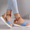 Women's Sandals Peep Toe Summer Sandals With Wedges Heels Sandalias De Mujer  Summer Shoes For Women Heeled Sandals Footwear