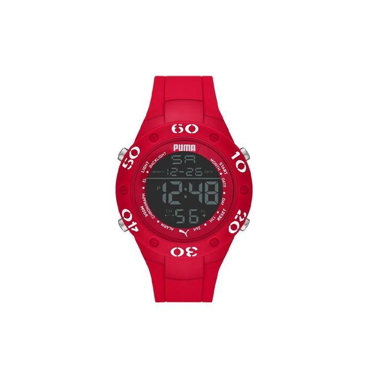 

Puma Quartz Watch Plastic Strap 49Mm Black Dial 30M Water Resistant Women watches P6037 Black Dial
