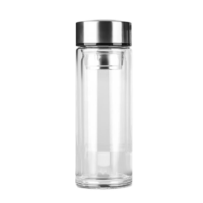Shangheng 380ml Double-Layer Borosilicate Tea Infuser Mug