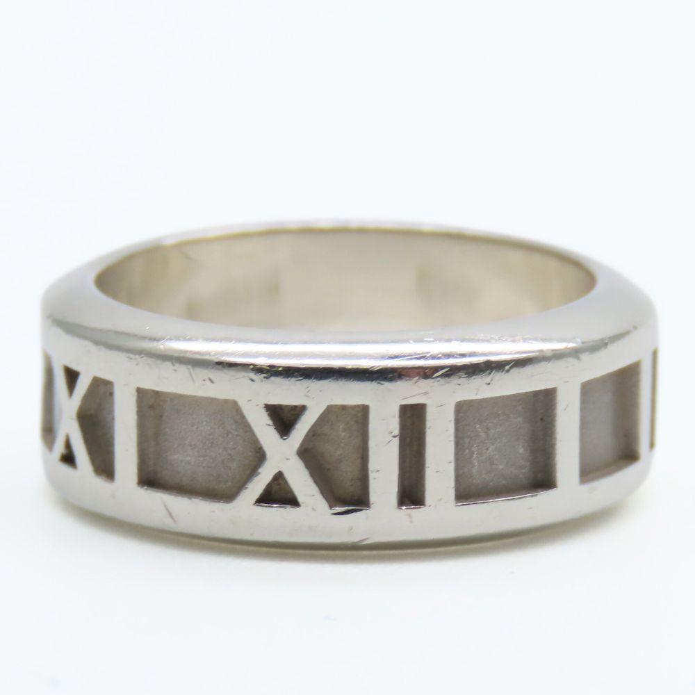 Folosit TIFFANY&Co. Inel Atlas EU#50 Argint925 6.9g Accesorii Argint