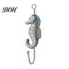 Wall Hooks for Clothes Wooden Hook, Mediterranean Style Decorative Coat Sturdy Hook Durable Hanger Home Decor Keys Umbrellas Scarves