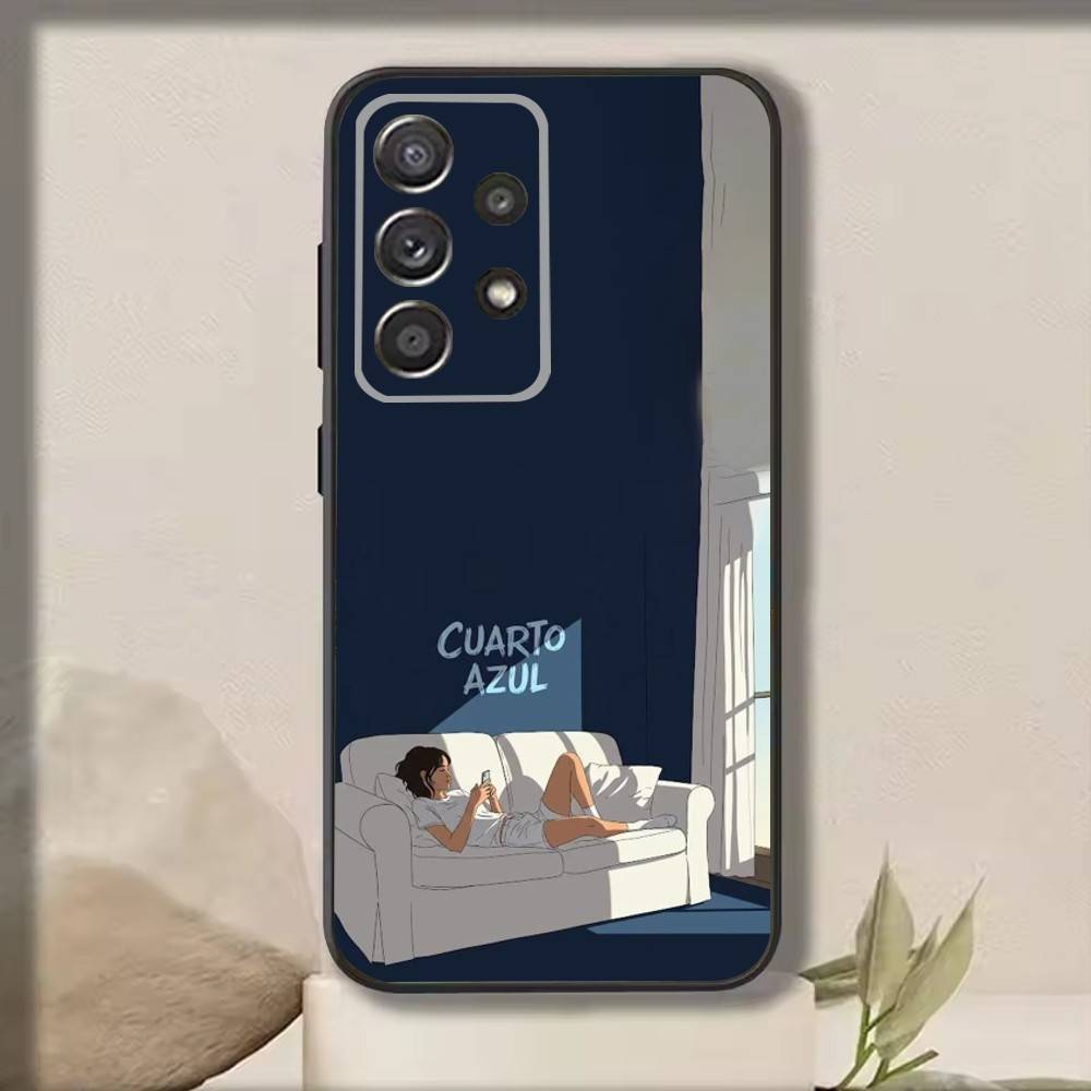 

A-Aitana C-Cuarto A-Azul Phone Case For Samsung S25,S24,S21,S22,S23,S30,Ultra,S20,Plus,Fe,Note,10,9,5G Black Cover Samsung S24Plus