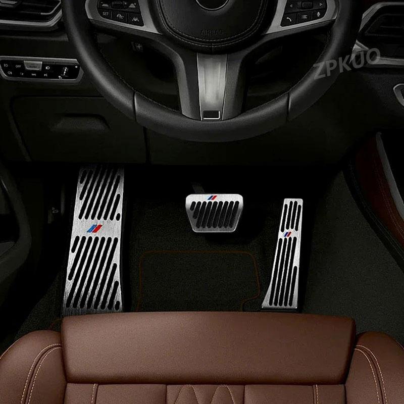 Car Accessories Accelerator Brake Foot Rest Pedal Interiors Cover For Bmw X1 X2 X3 X4 X5 X6 3 5 6 7 Series F30 F10 E60 Adornment