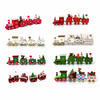Christmas Wood Train Decoration,Christmas Ornaments With Moving Train,Home Noel,Happy New Year Gifts