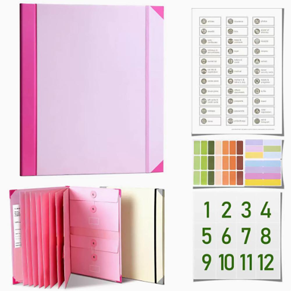 1 pack Personal Important Papers Document Life Binder/Folder/Organizer in Case I Go Missing Document Binder Organizer
