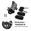 1K0905851B Ignition Switch Lock Cylinder W/2 Key For Volkswagen Jetta Golf EOS Rabbit