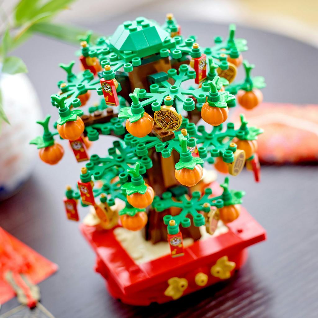 LEGO Money Tree Toy Birthday Present Block 10 Years 11 Years Interior Stylish Houseplant Fake Green 40648
