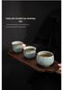 Ru Kiln Ice Flower Crackle Glaze Kung Fu Ceramic Tea Cup - Mastery In Personal Tea Tasting, Gift Box Included