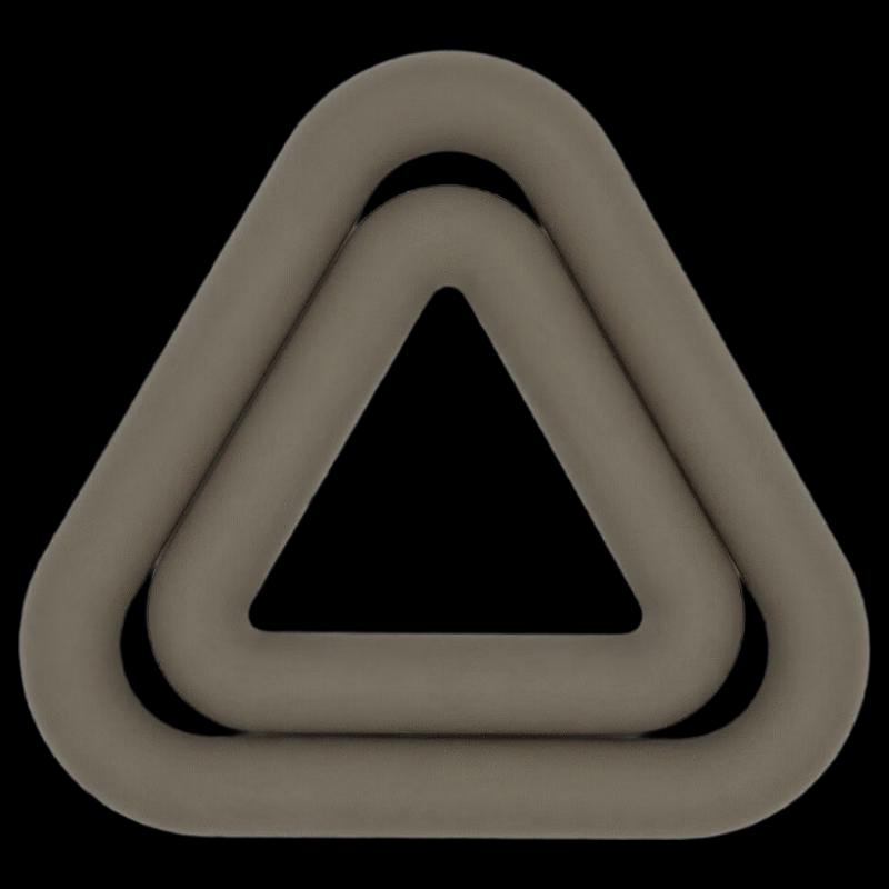 Longchan Soft Silicone Weighted Triangle Dumbbell