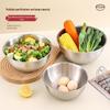 Stainless Steel 304 Mixing Bowl for Salad, Egg Beating, and Cooking