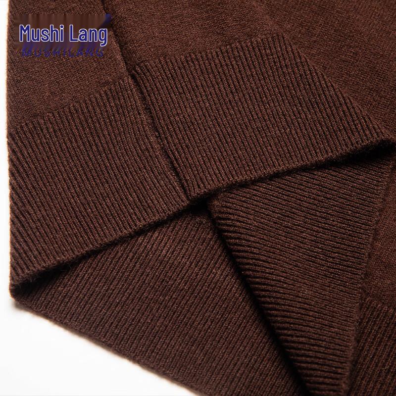 Men's 100% Merino Wool V-Neck Pullover Sweater