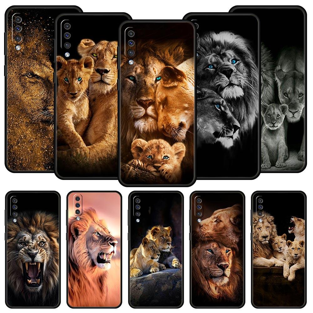 Lion Alpha Male Cub Phone Case For Samsung Galaxy A56 A36 A26 A34 A17 A16 A06 A14 A12 A54 A72 A24 A22 A20e A52 A50 A40 A32 Cover