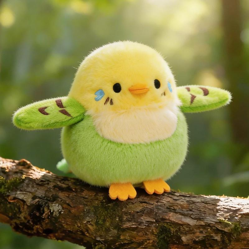 1 Stück 12cm Süße Vogel Plüschtiere Kawaii Wellensittich Stockente Eisvogel Puppen Plüsch Anhänger Spielzeug Entzückende Dekoration Geburtstagsgeschenk