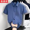 Hengyuanxiang Men's Summer Combed Cotton Polo Shirt