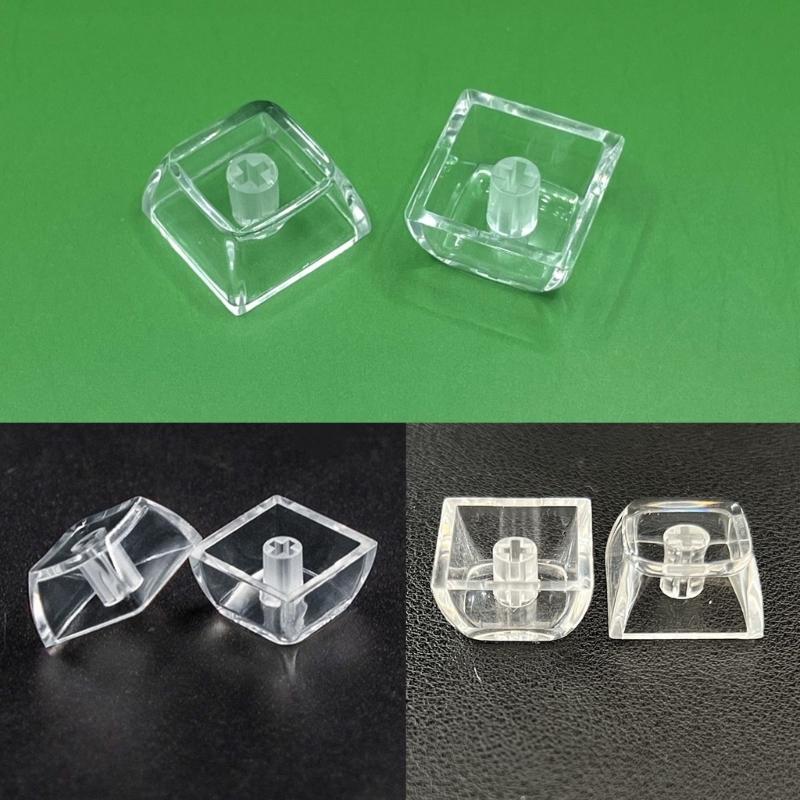 5/10PCS 1U Keycaps, Transparent with Backlit Stain Resistant Enhances Typing For Mechanical Keyboards