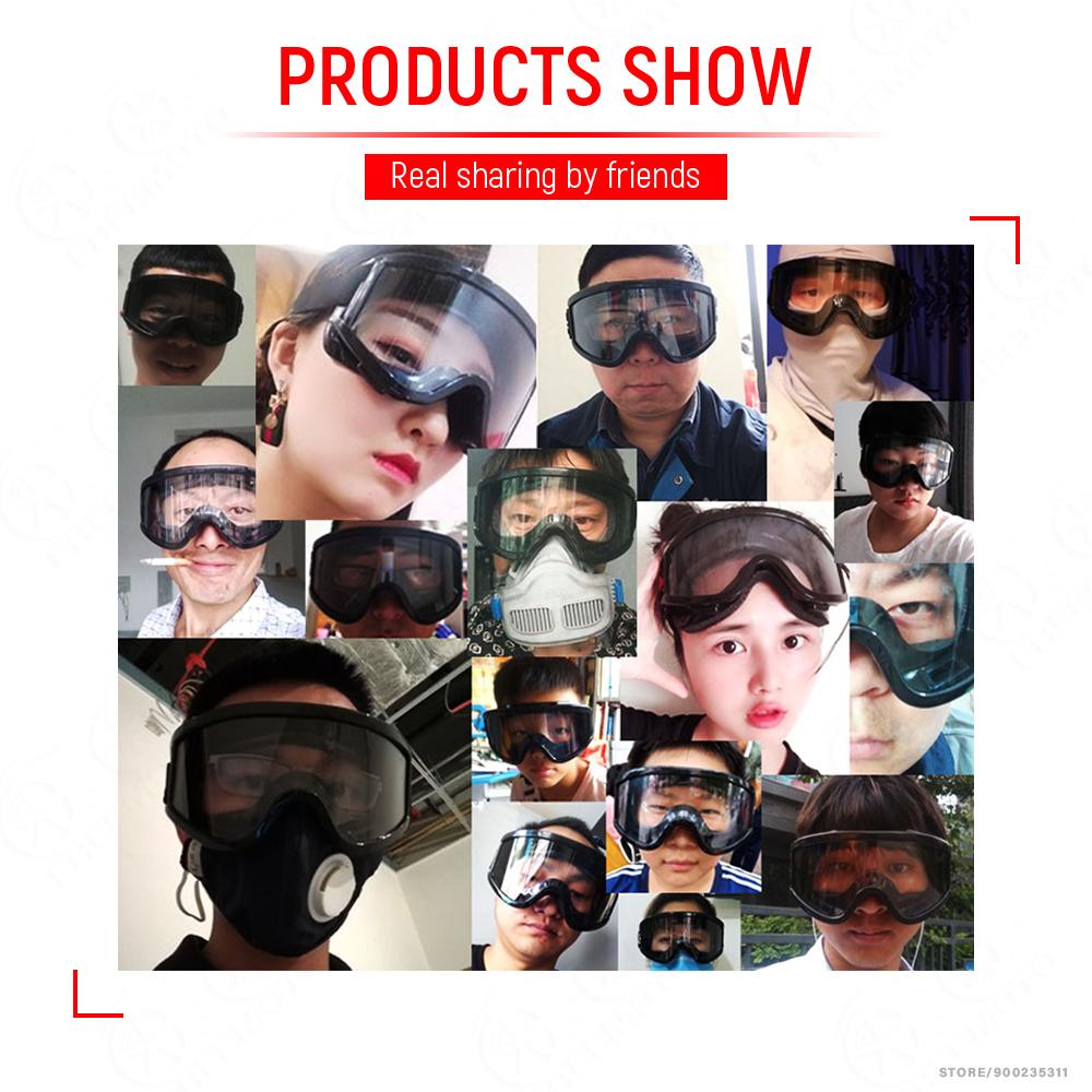 Motorradbrillen für Herren und Damen, Augenschutz, für Offroad-Fahrrad, Sicherheit, Staubschutz, Moto-Staubschutzbrille