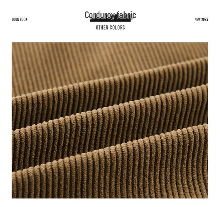 Men's Trendy Corduroy Jacket: Autumn & Winter Casual Lapel Coat