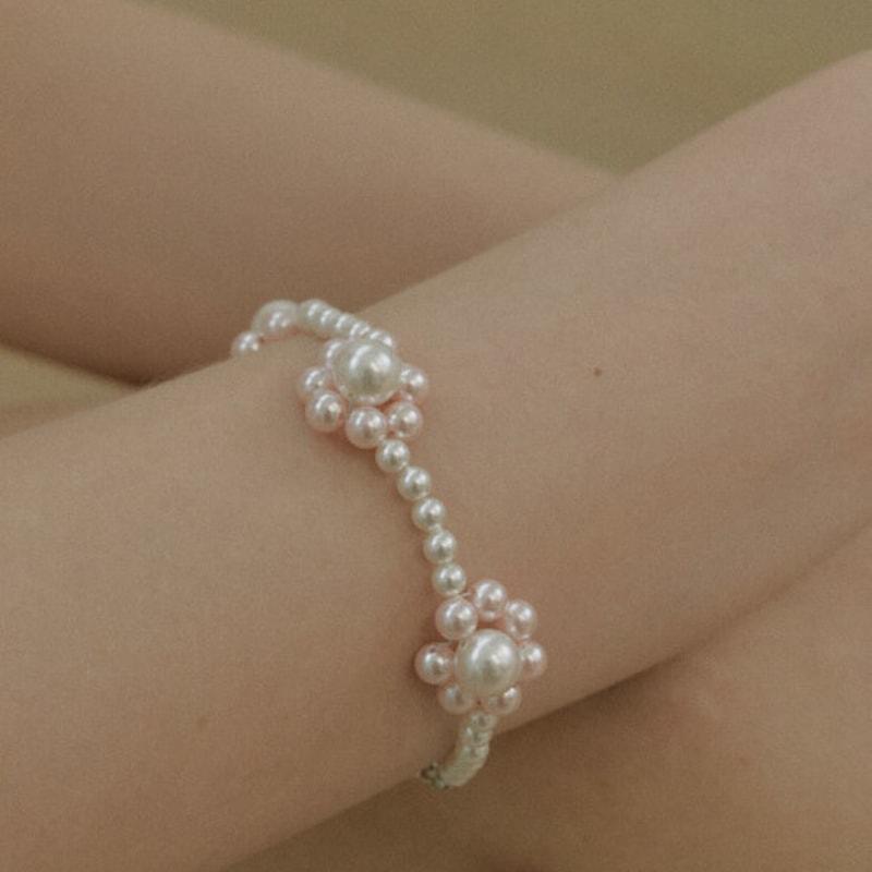 

Sophiamor 115 Pink Flower Bracelet 19cm