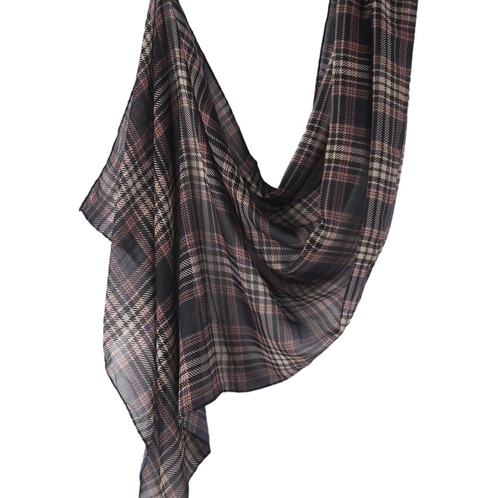 "Ethnic Watercolor Modal Cotton Shawl Satin Print Scarf for Women"