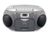 Koizumi CD Boombox, AM/FM, Wide FM Compatible, Silver, SAD-4944/S