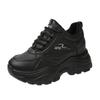 Thick-soled inner height increase spring and autumn dad shoes casual sports shoes