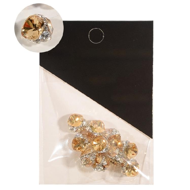 Metal Nail Studs Nails Art Gems 3D Nail Charms Nail Rhinestones Nails Art Decors