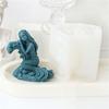 Silicone Mold Large Oceanid Mermaid Candle Resin Mould DIY Shell Conch Soap Resin Plaster Making tool
