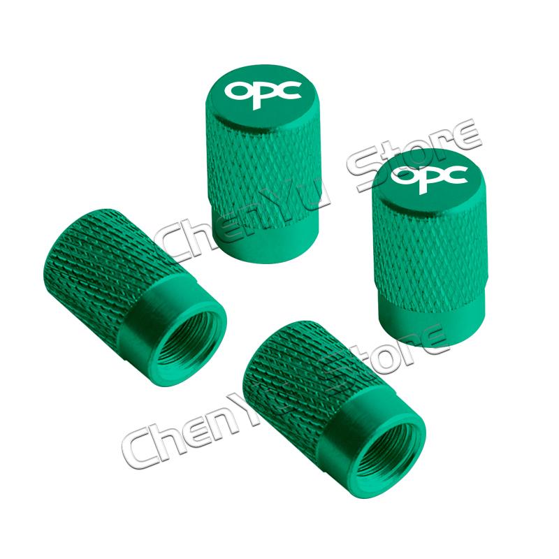 4Pcs OPC Logo Car Metal Wheel Tire Valve Caps Stem Case Dust Cap For Opel Astra Insignia Corsa Rocks Junior Accessories Styling