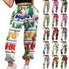 Women's Casual Pants High-waisted Belted Jogging Pants With Pockets
