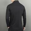 Men's Sports Shirts Stand Collar Half Zip Sweatshirt Solid Color Slim Fit Long
