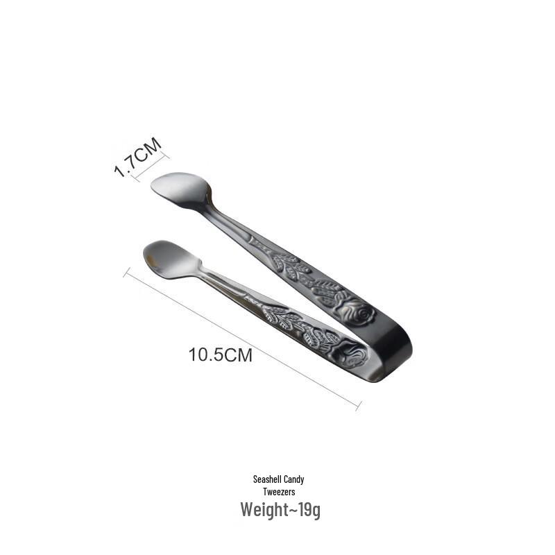 Oeny Stainless Steel Ice & Sugar Tongs Set