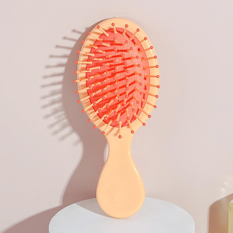 Korean Cute Air Cushion Mini Comb for Women & Girls - Travel Portable Massage Brush