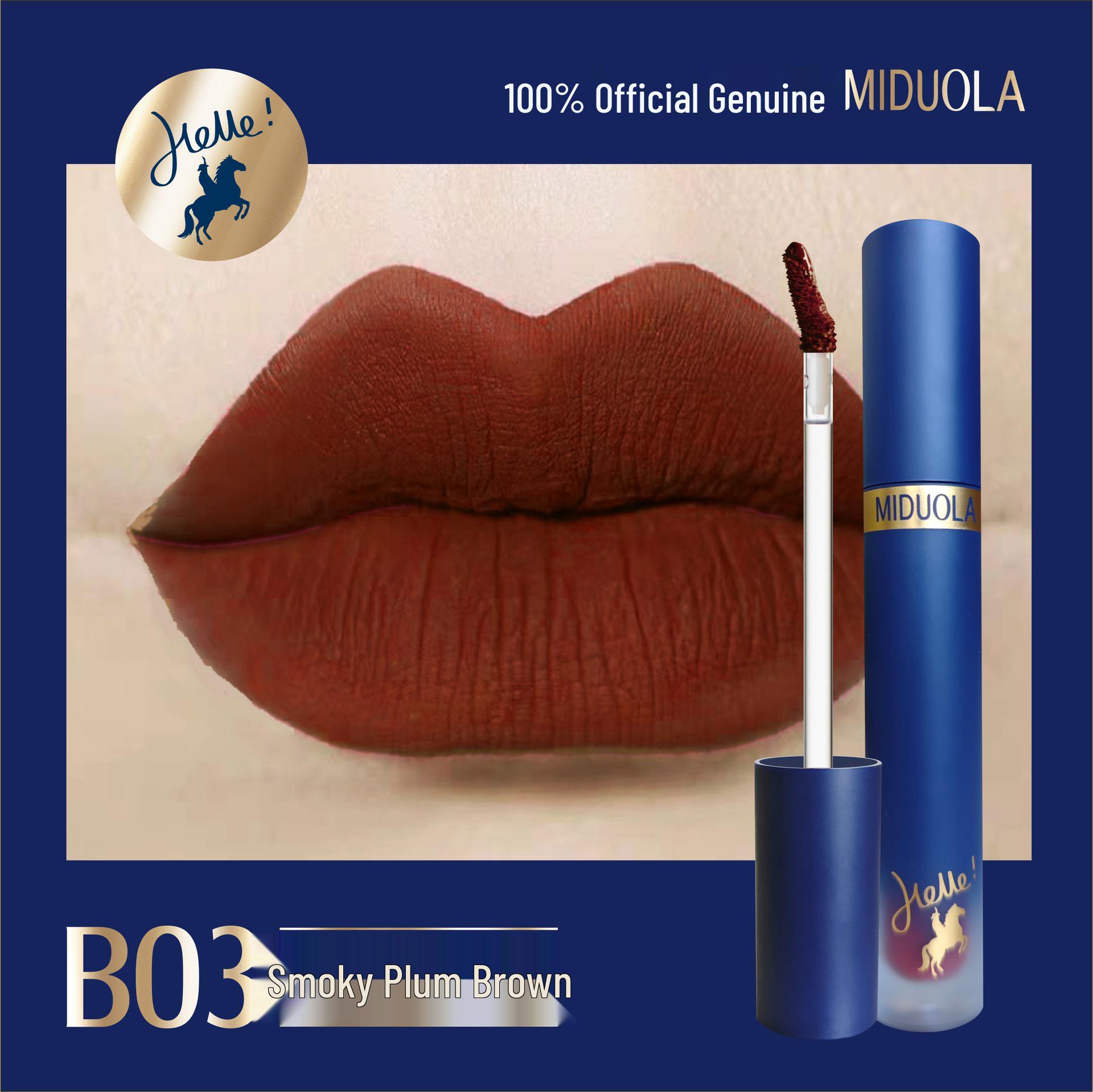 

Midorra Velvet Matte Lip Glaze: Hello Cowboy - Luxurious, Non-Stick, Affordable.