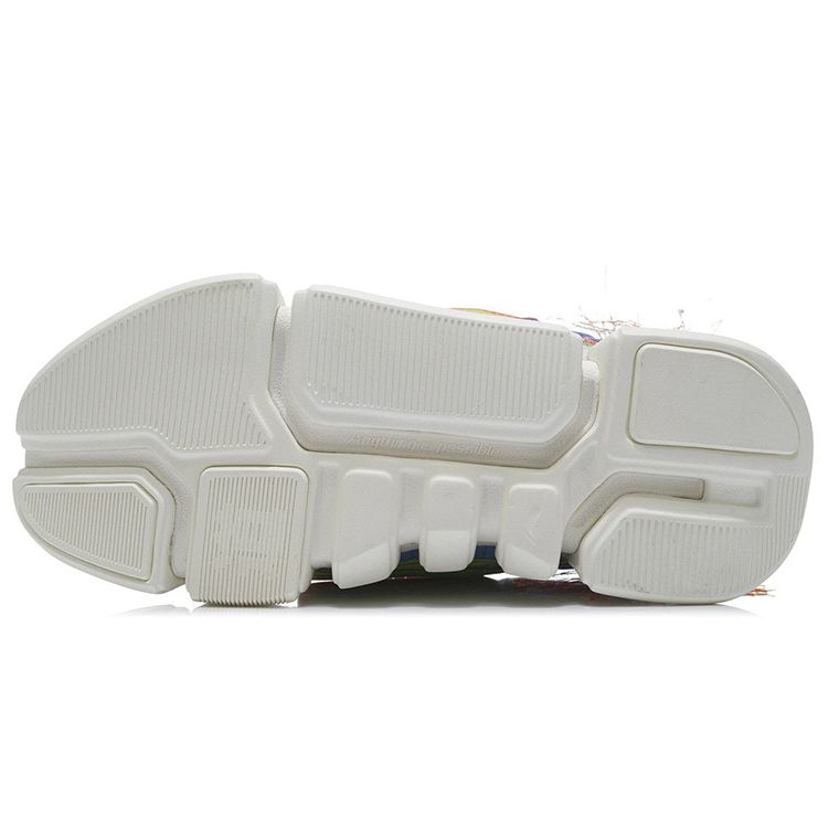 Li Ning Ace Remake Wudao 2 Tkane Niskie Buty Lifestyle Casual Damskie Trampki Żywo-Zielone AGWR020-2